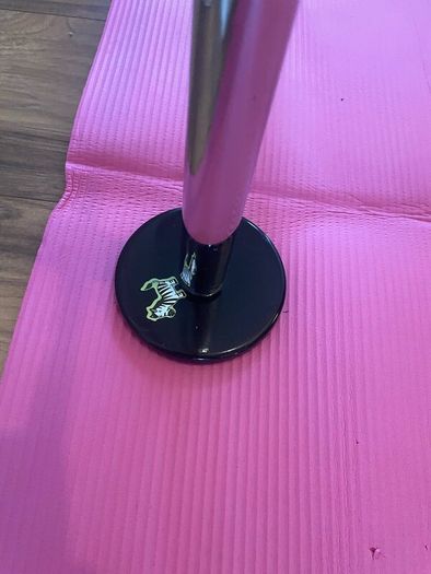 Pink Gymnastics Bar with Mat