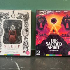 2 Limited Edition Arrow Blu Rays - Sleep/Sacred Spirit- New/Sealed