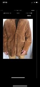 Suede 3/4 length Jacket