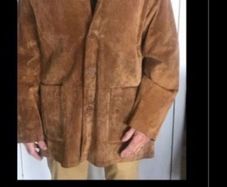 Suede 3/4 length Jacket