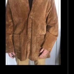 Suede 3/4 length Jacket