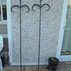 Vintage Wrought Iron Spears  x 2 for Sale