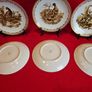 Hunting Motifs Decorative Plate Set , Manufacturer: L. Lichte, Fine China, GDR (East Germany), 1960s-1970s Image 9