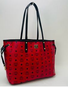 MCM visetos reversible MM with pouch Authentic