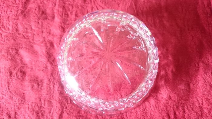 Galway Cut Crystal Bowl With Stamp And Label Made In Ireland