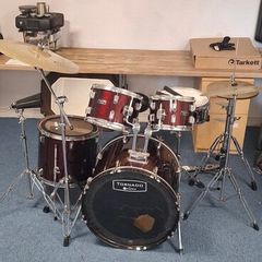 Mapex Tornado drum kit with Zildjan cymbals