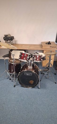 Mapex Tornado drum kit with Zildjan cymbals