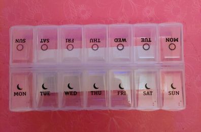 Weekly Tablet Box Organiser