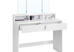 White Dressing Table With Mirrors (FREE POSTAGE)