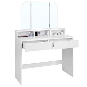 White Dressing Table With Mirrors (FREE POSTAGE)