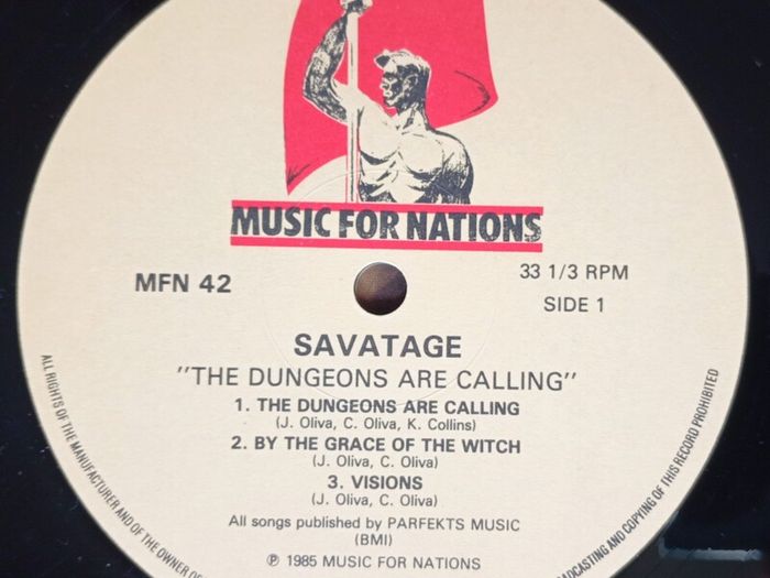 Savatage - The Dungeons Are Calling. 1986 US metal.