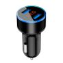 3.1A Fast Chargeing Dual Ports USB Car Cigarette Charger Lighter Digital LED Voltmeter 12V/24V Mobile Phone Image 2