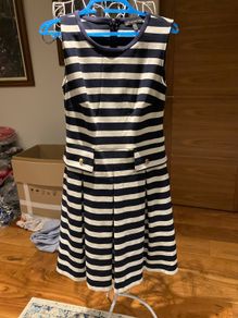 Navy dress Adrianna papell