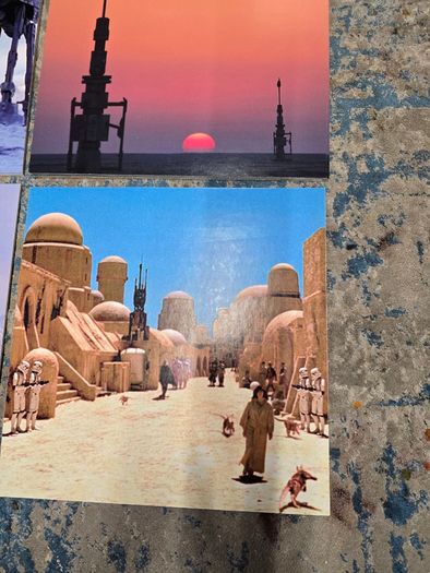 Star wars card back drops