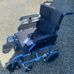 Aktiv X3 Pro Deluxe Lite Aluminium Attendant Propelled Wheelchair with Head Rest