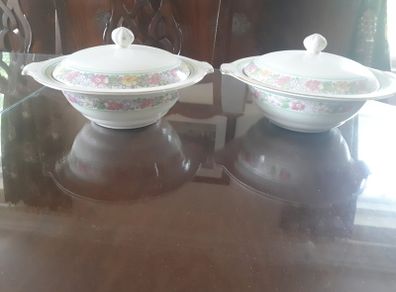2 x Beautiful antique serving dishes