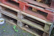 Pallet wood for fire place