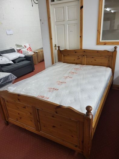 Bed frame and mattress
