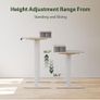 Electric Adjustable Height Desk with 2 Drawers Image 3