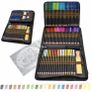 Coloured Pencils for Adults, 96pcs Art Kit with Drawing Pencils in Big Pencil Case Zip-Up Set Easy to Store and Protect Image 2