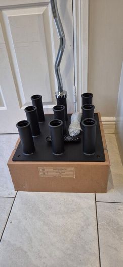 brand new 9 bar olympic holder