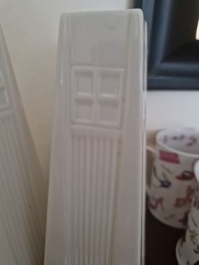 Belleek candleholders
