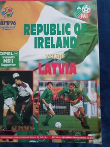 Irl. vs. Latvia, Vintage Souvenir Program