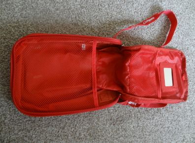 Colgate cosmetic travel zip bag