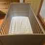 Baby cot bed & toddler bed with mattress Image 3
