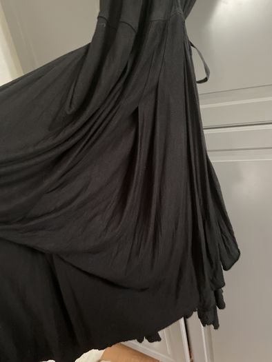 All saints drape detail wrap dress