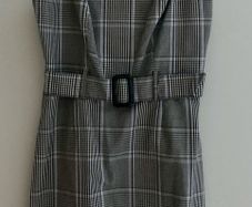 Pinafore tartan dress