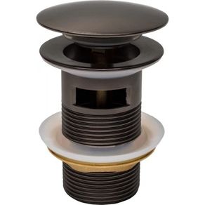 Graphite Basin Plug with Overflow