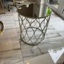 Gold mirrored top coffee table Image 7