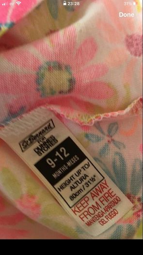 Girls stunning dress 9/12 mths