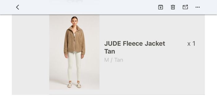 4th Arq Jude Fleece Jacket in Tan