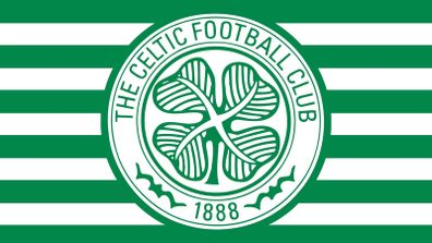 Celtic football flag 5ft x 3ft .