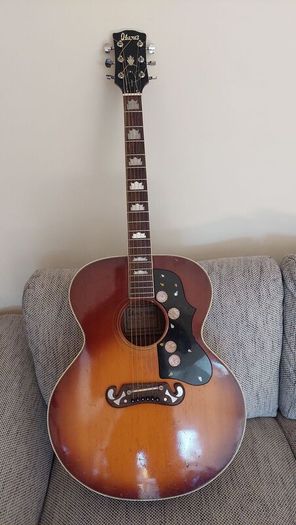 vintage Ibanez Concord 698 lawsuit acoustic guitar