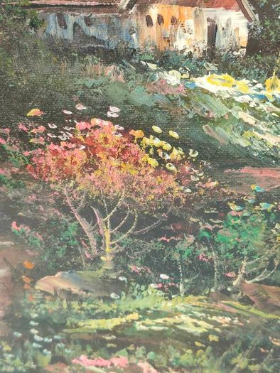 Large W Chapman Oil on Board