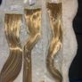 Clip in Ponytail Extension 55cm Blonde Mix Highlights Image 3