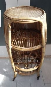 Bamboo Bar Cart