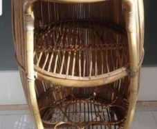 Bamboo Bar Cart