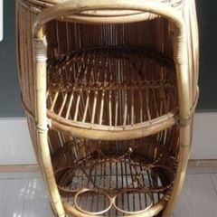 Bamboo Bar Cart