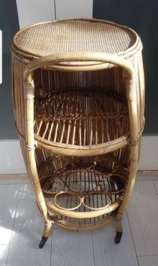 Bamboo Bar Cart