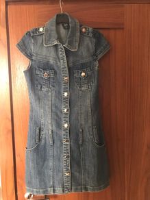 Ladies denim dress size 8