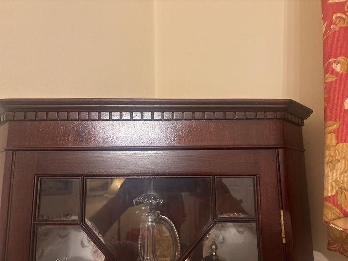Mahogany Corner Cabinet
