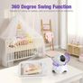 Muine Wireless Video Baby Monitor with Camera, Powerextra 5.5 inch HD Display Image 7