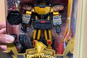 Mighty Morphin Power Rangers Dino Megazord Gold &amp; Black Super 7 Ultimates