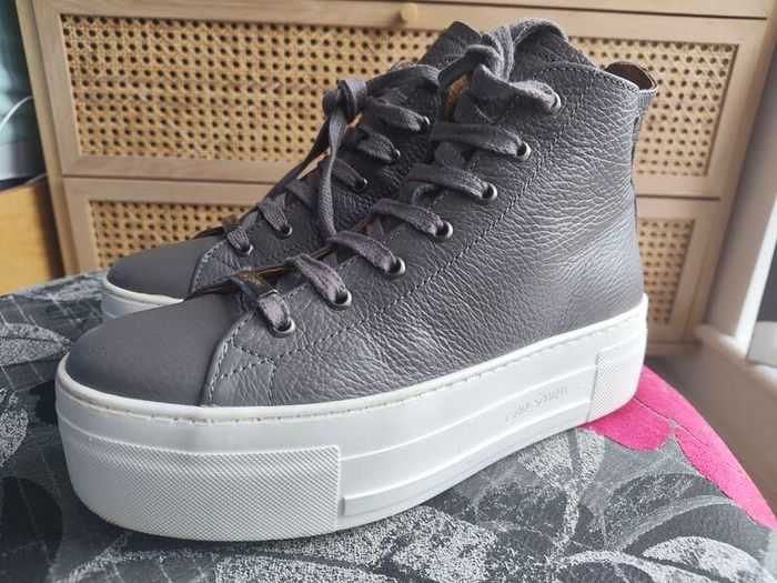 Carl Scarpa platform trainers