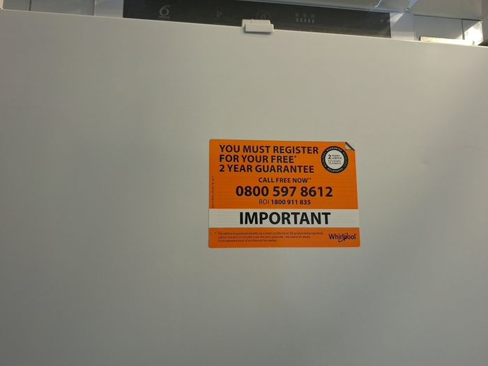 whirlpool integrated fridge freezer