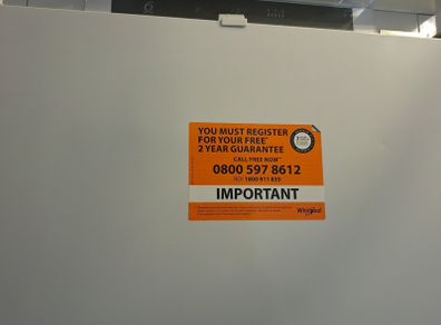whirlpool integrated fridge freezer